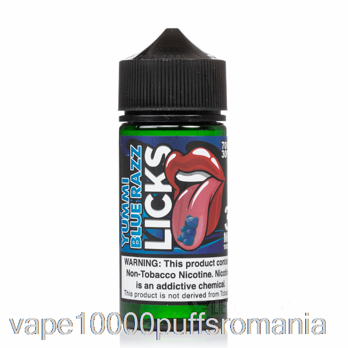 Vape Romania Yummi Blue Raspberry - Licks Roll Upz - 100ml 0mg